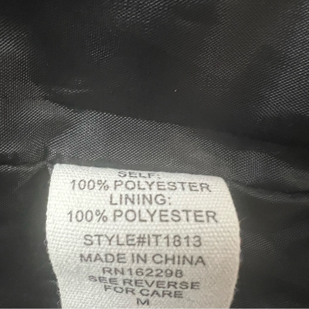 Bucket List Black Ruffled Puffer Vest -- M - Picture 9 of 10